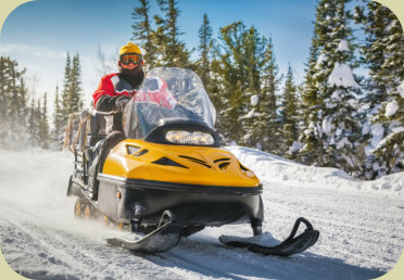 Book lodging for snowmobiling!